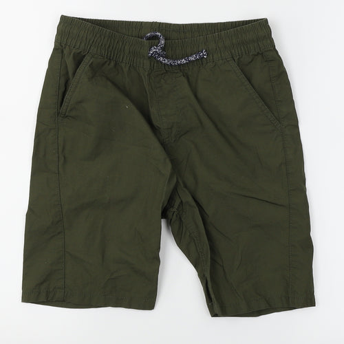 F&F Boys Green   Cargo Shorts Size 10-11 Years