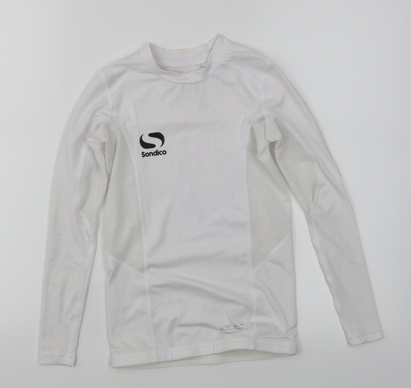Sondico Boys White   Basic T-Shirt Size 9-10 Years  - Underlayer