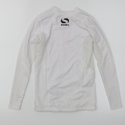 Sondico Boys White   Basic T-Shirt Size 9-10 Years  - Underlayer