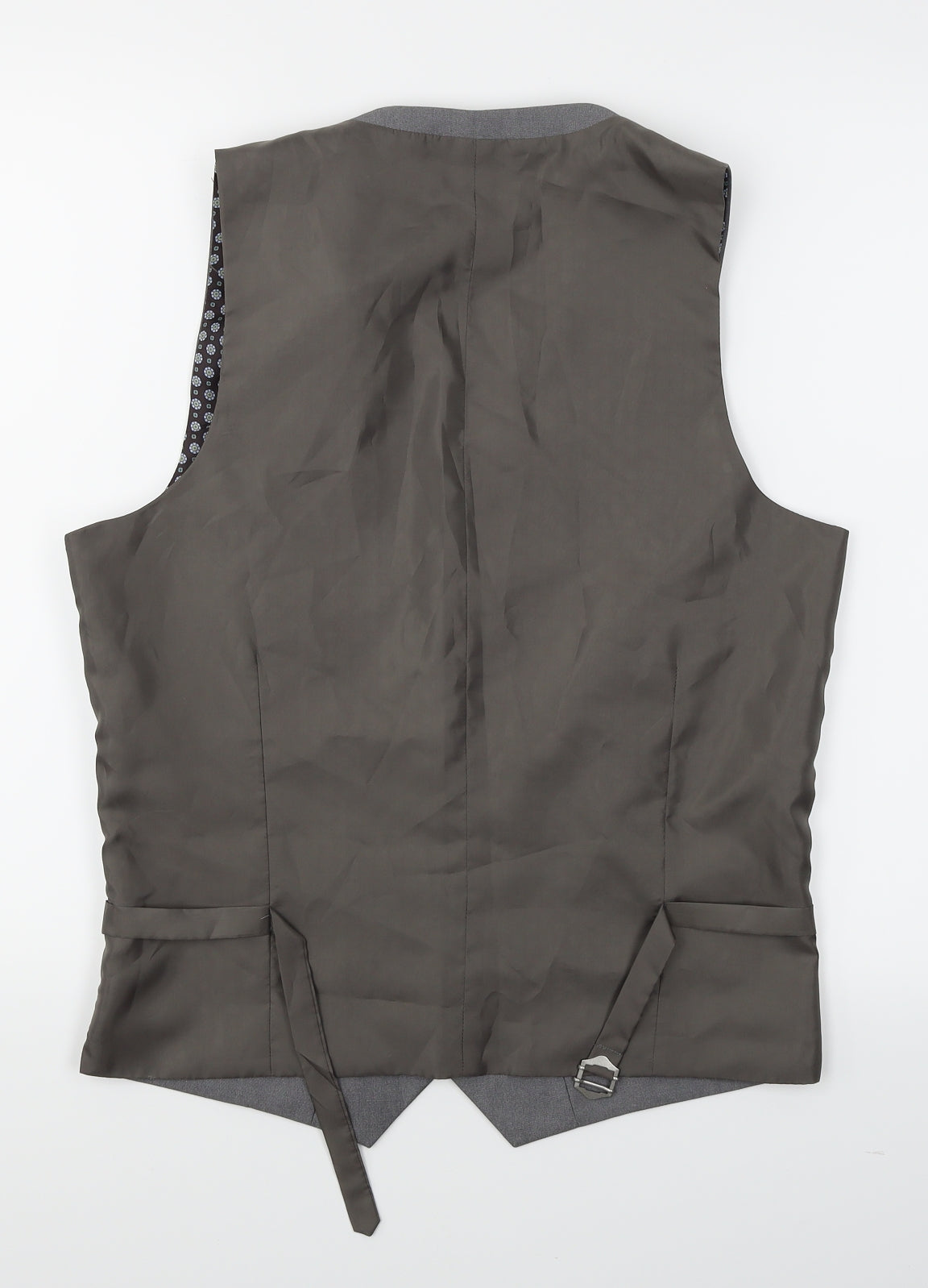 Onesixfive Mens Grey   Jacket Suit Waistcoat Size M