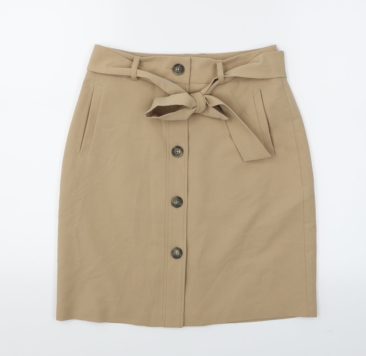 Dorothy Perkins Womens Brown   Straight & Pencil Skirt Size 8