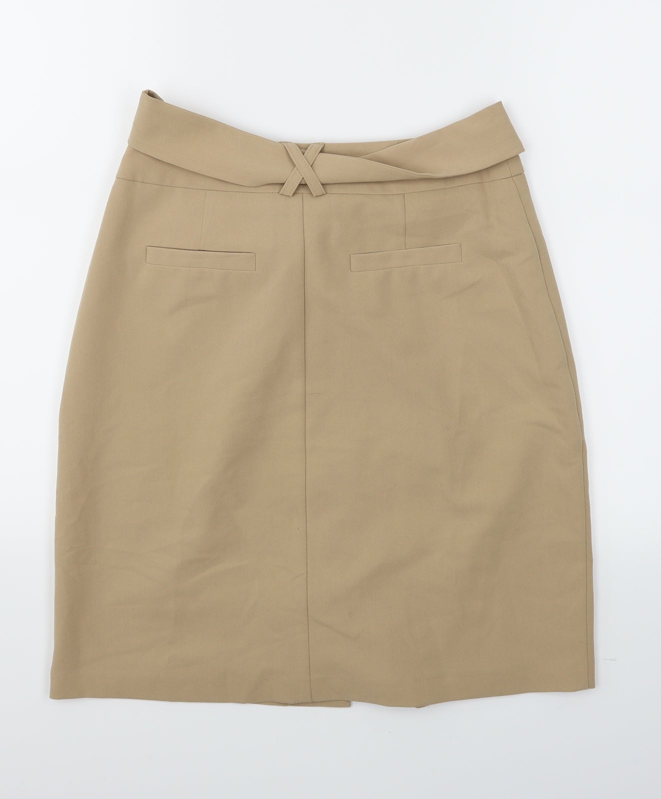 Dorothy Perkins Womens Brown   Straight & Pencil Skirt Size 8