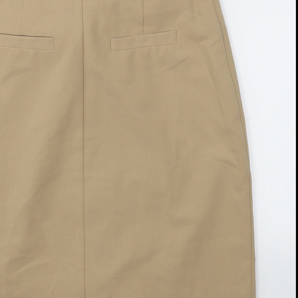 Dorothy Perkins Womens Brown   Straight & Pencil Skirt Size 8