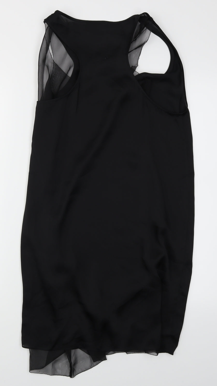 Topshop Womens Black   Camisole Blouse Size 8  - Longline