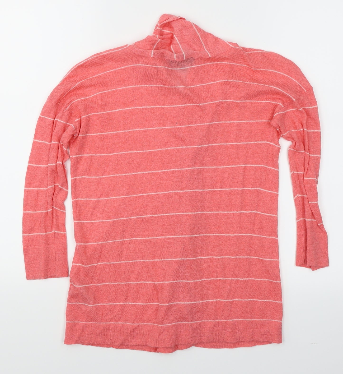 Great Plains Womens Pink Striped  Cardigan Jumper Size S