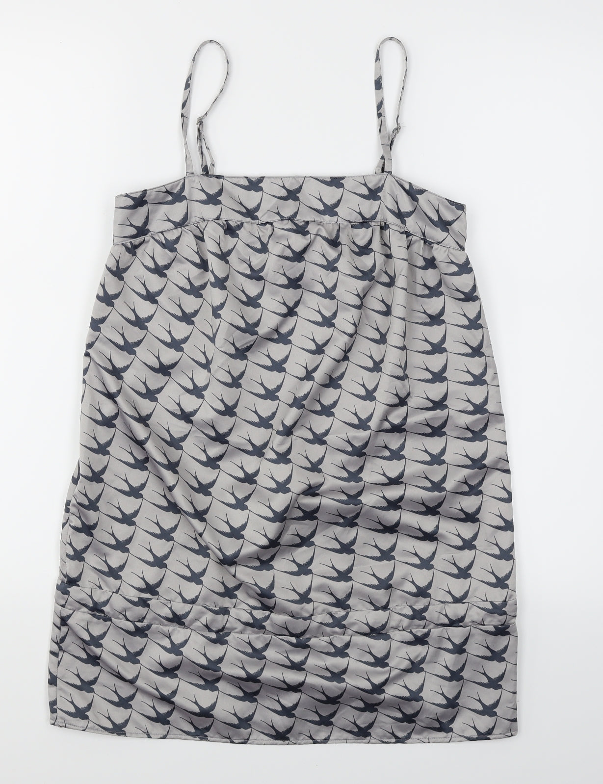 Topshop Womens Grey   Camisole Blouse Size 6