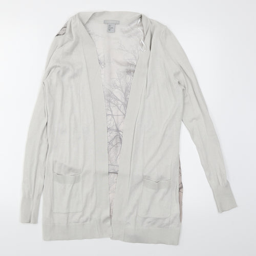 H&M Womens Grey   Cardigan Jumper Size S