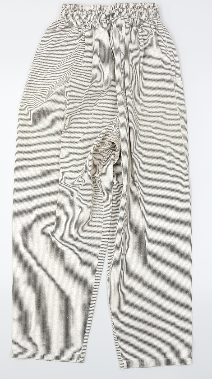Preworn Womens Brown Striped  Trousers  Size 16 L26 in