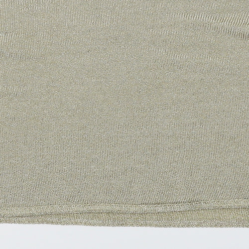 Preoworn Womens Gold   Cropped T-Shirt Size 10