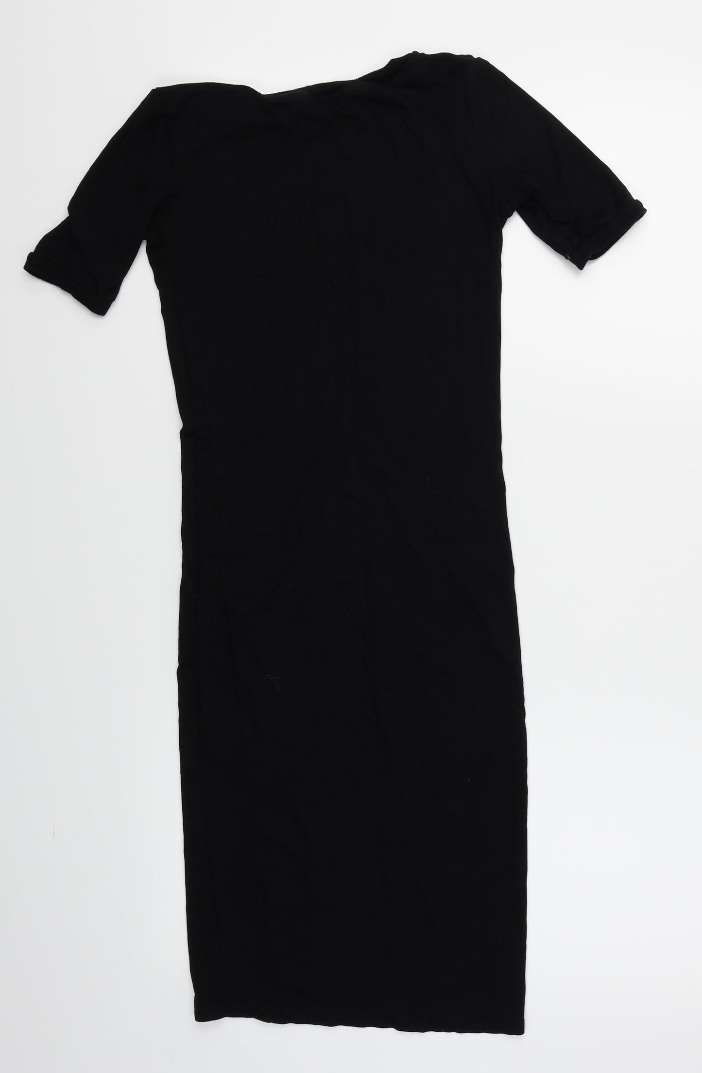 Preworn Womens Black   T-Shirt Dress  Size 6