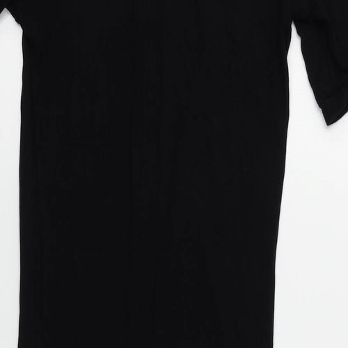 Preworn Womens Black   T-Shirt Dress  Size 6