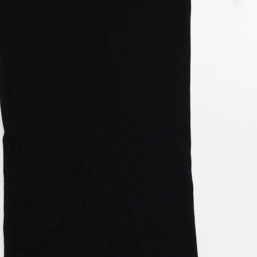 Preworn Womens Black   T-Shirt Dress  Size 6