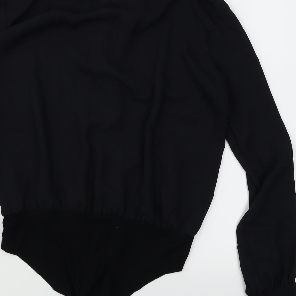 Select Womens Black   Bodysuit One-Piece Size 8