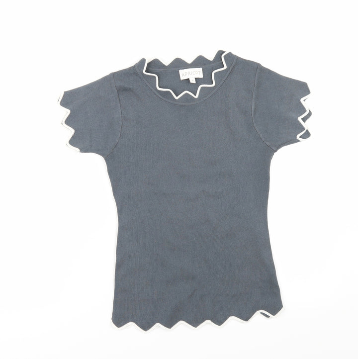 Apricot Womens Silver Pullover Jumper Size S