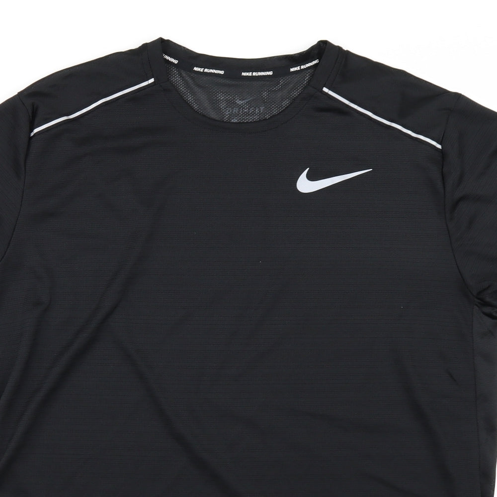 Nike Mens Black   Basic T-Shirt Size L