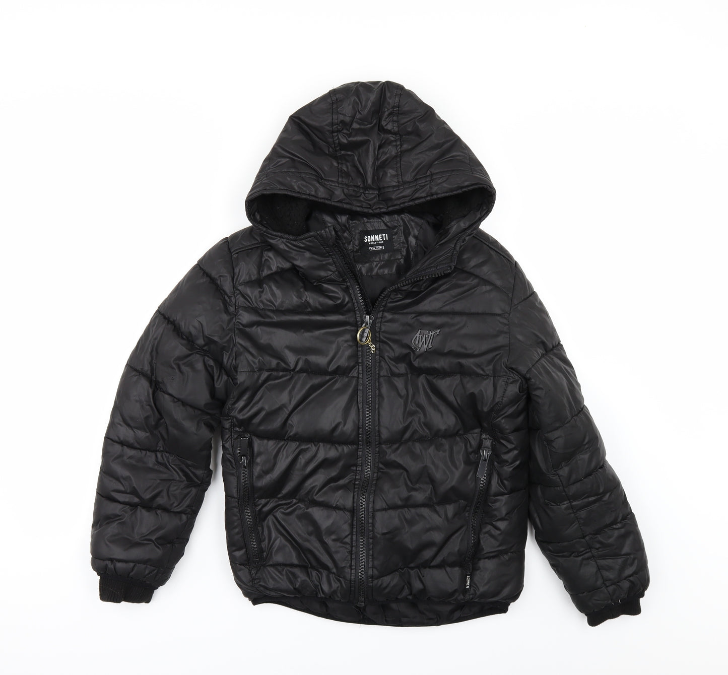 Sonneti Boys Black   Jacket  Size 9-10 Years