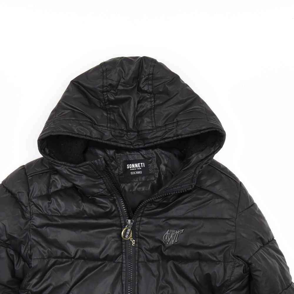 Sonneti Boys Black   Jacket  Size 9-10 Years