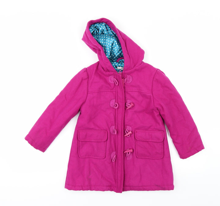 Marks and Spencer Girls Pink   Duffle Coat Coat