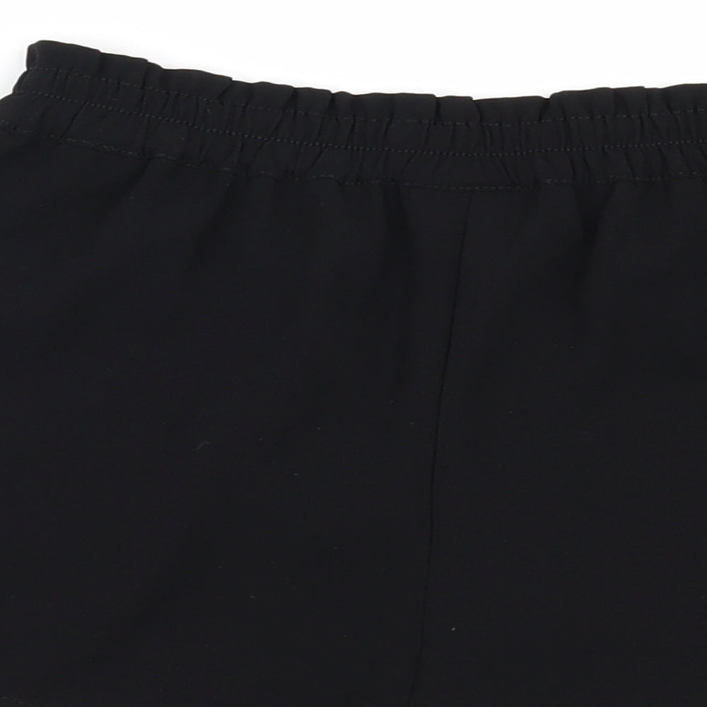 NEXT Girls Black   Paperbag Shorts Size 9 Years - bow front