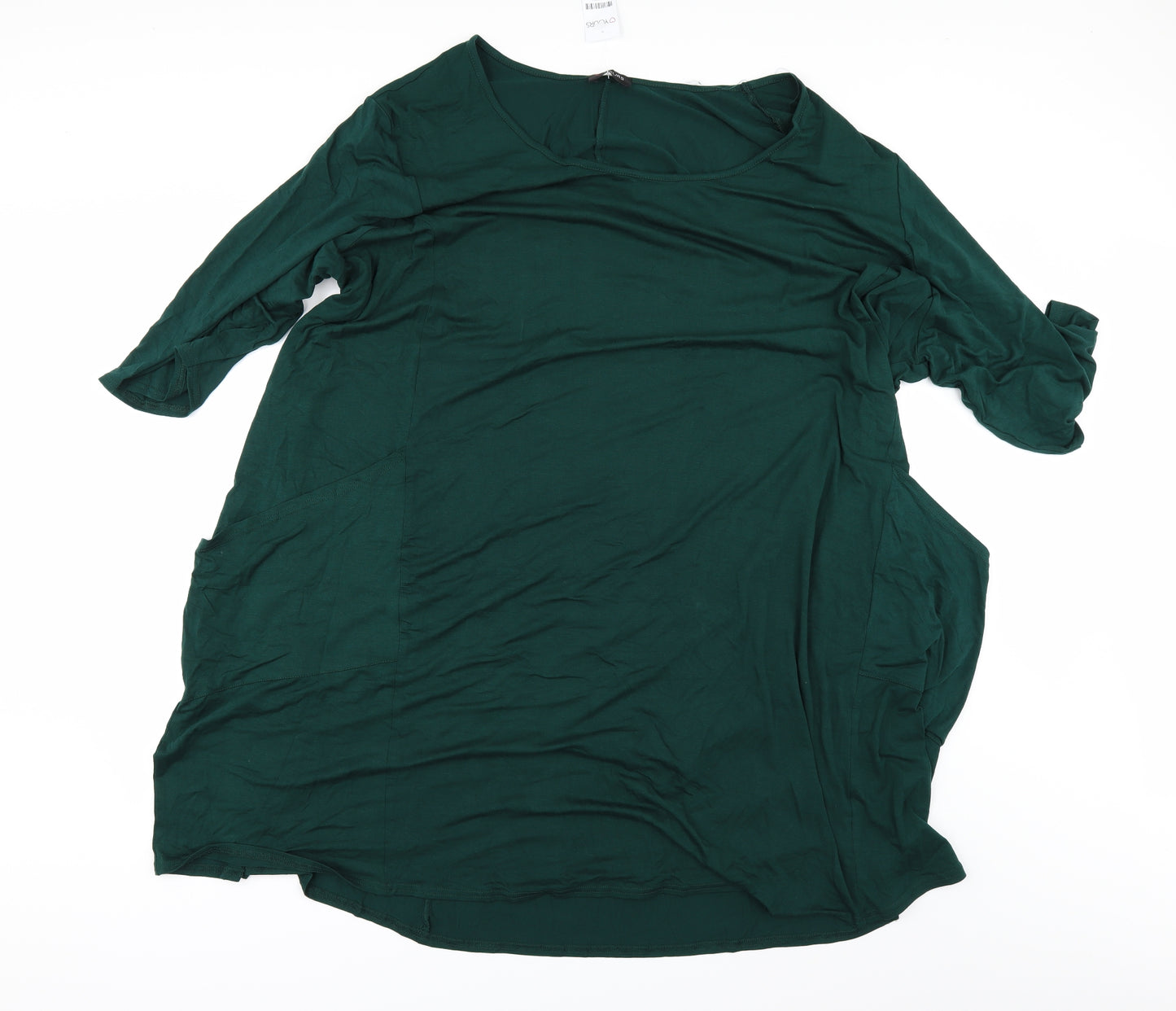 Yours Womens Green   Basic T-Shirt Size 34