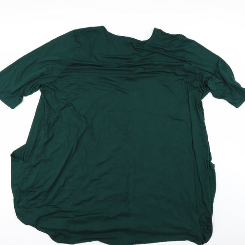 Yours Womens Green   Basic T-Shirt Size 34