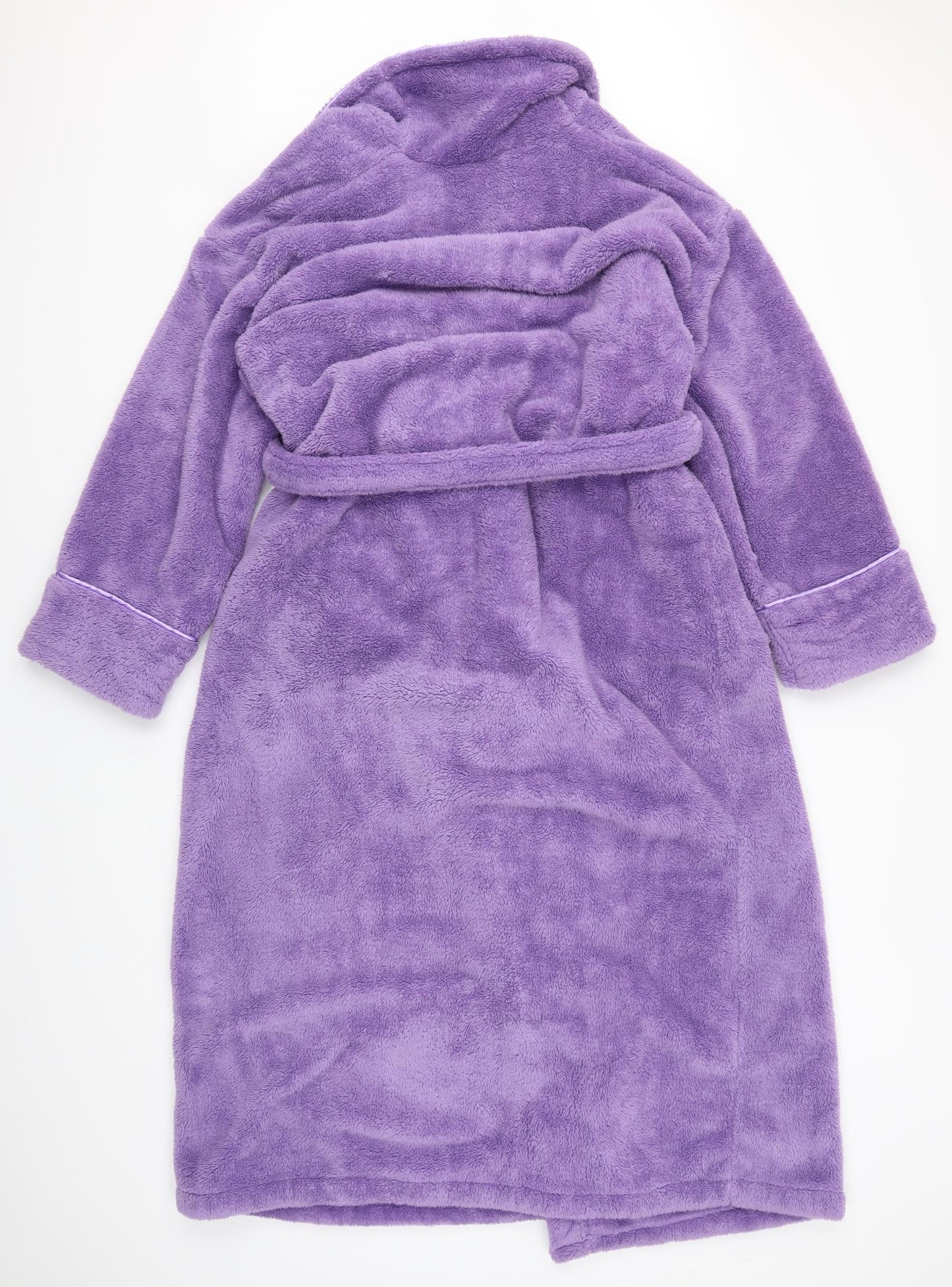 Marks and Spencer Womens Purple Solid  Kimono Robe Size 16