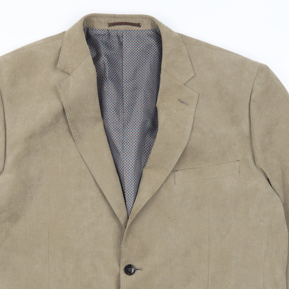 Skopes Mens Brown   Jacket Suit Jacket Size 46