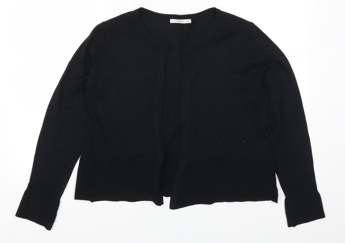 George Womens Black   Cardigan Jumper Size 14