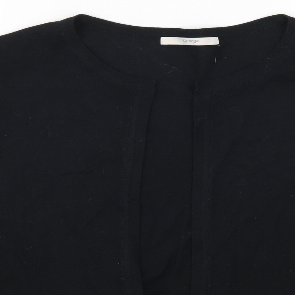 George Womens Black   Cardigan Jumper Size 14