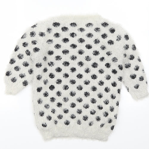 Atmosphere Womens Grey Paisley  Pullover Jumper Size 6