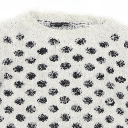 Atmosphere Womens Grey Paisley  Pullover Jumper Size 6