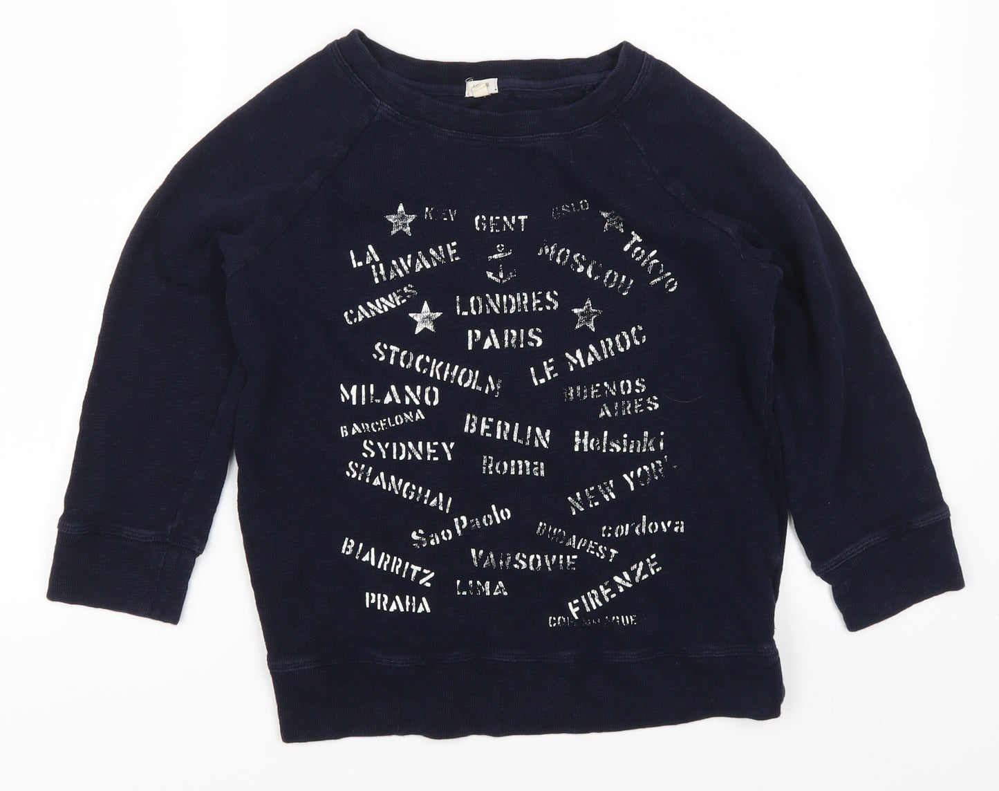 J Crew Womens Blue   Pullover Sweatshirt Size XS  - Cities