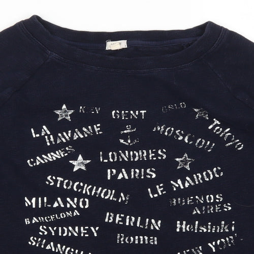 J Crew Womens Blue   Pullover Sweatshirt Size XS  - Cities