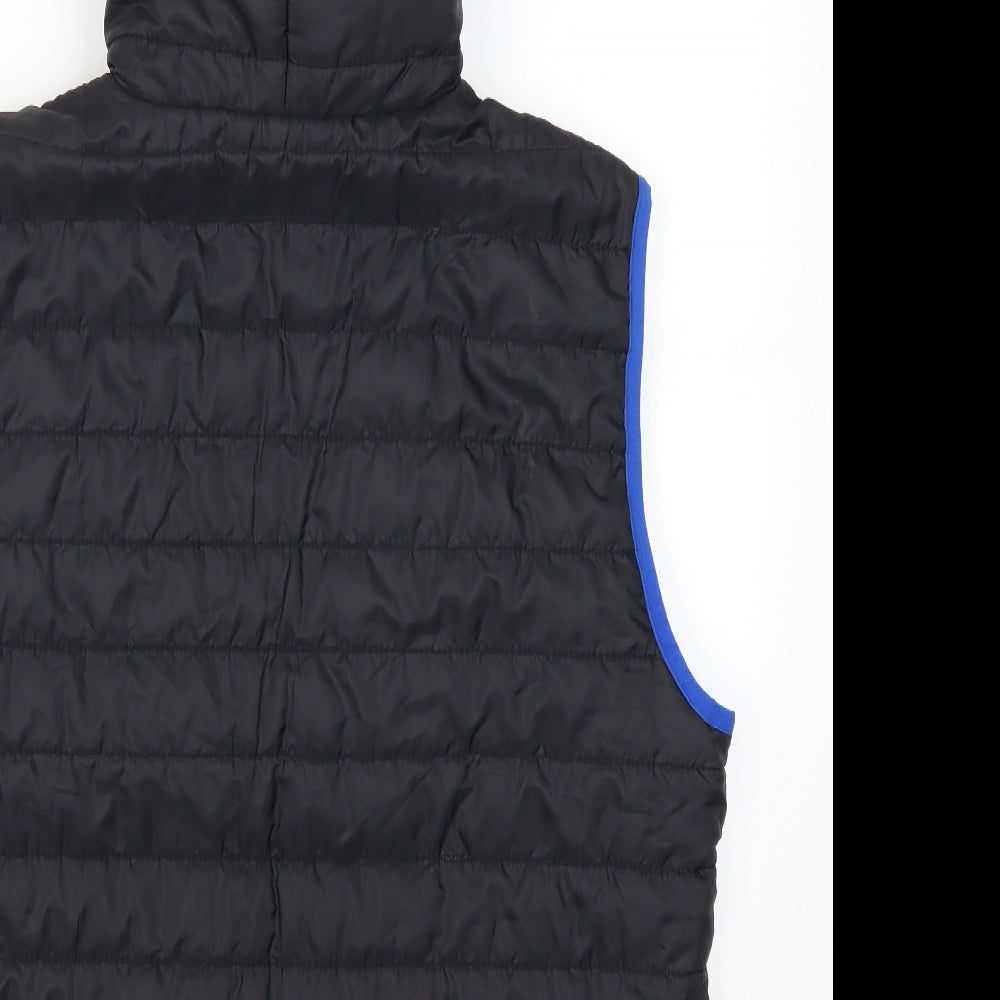 Marks and Spencer Mens Black   Gilet Coat Size XL