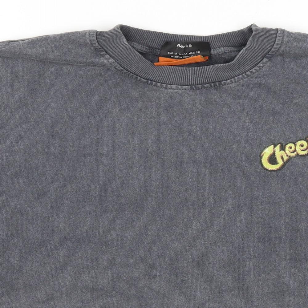 Bershka Womens Grey   Cape Sweatshirt Size M  - Cheetos