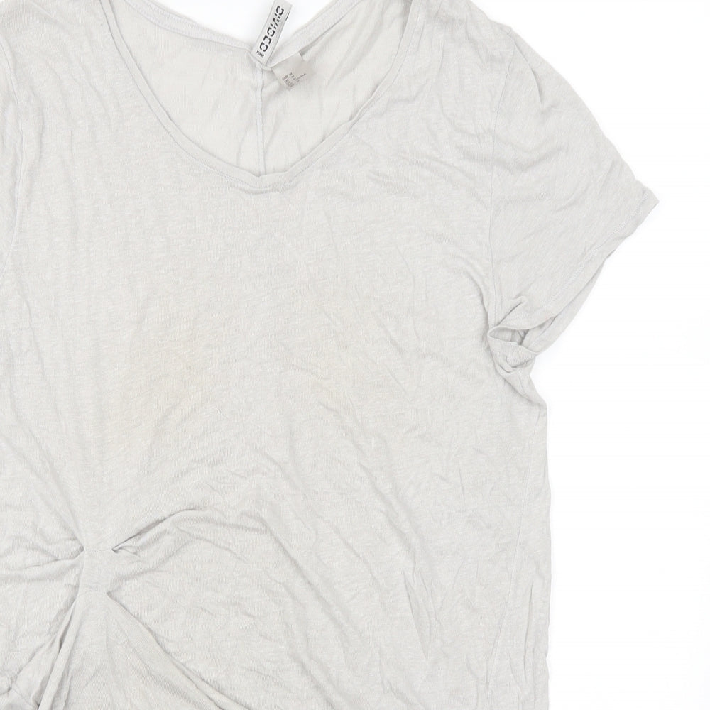 H&M Womens Grey   Basic T-Shirt Size M