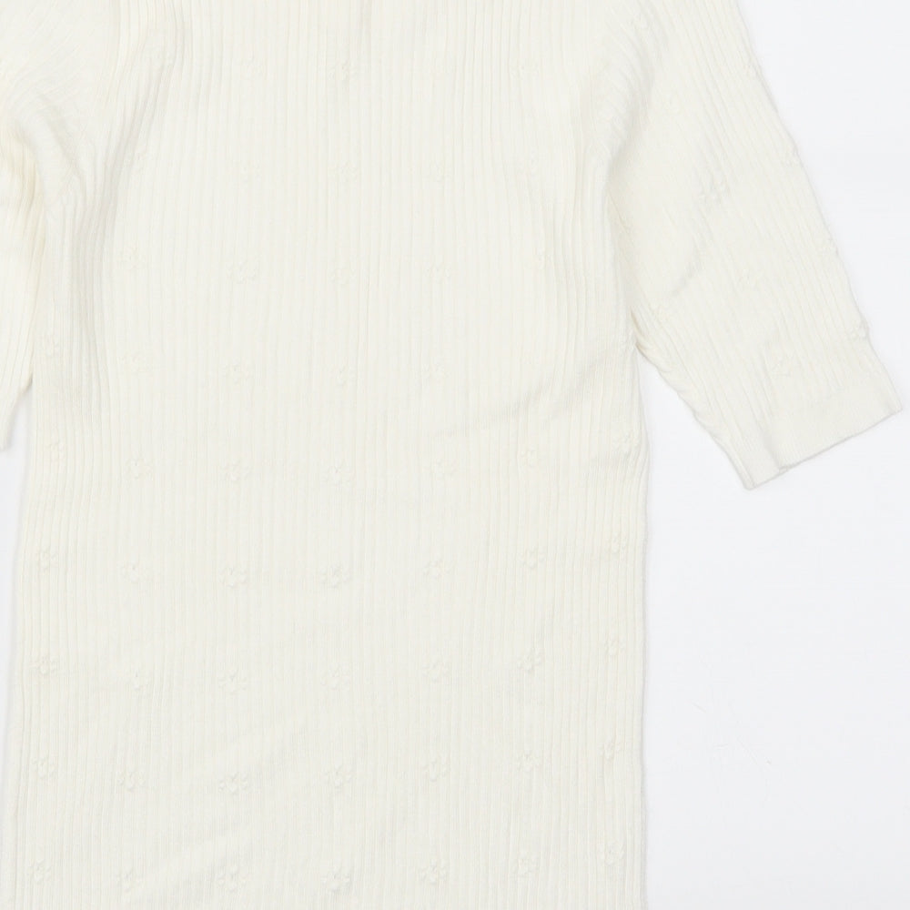 F&F Womens White   Pullover Jumper Size 6