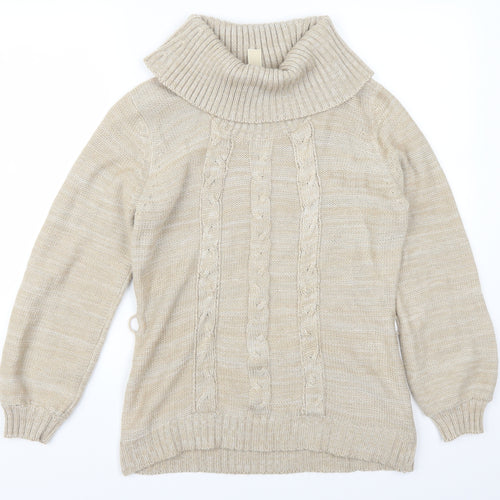 Evie Womens Beige   Pullover Jumper Size 14