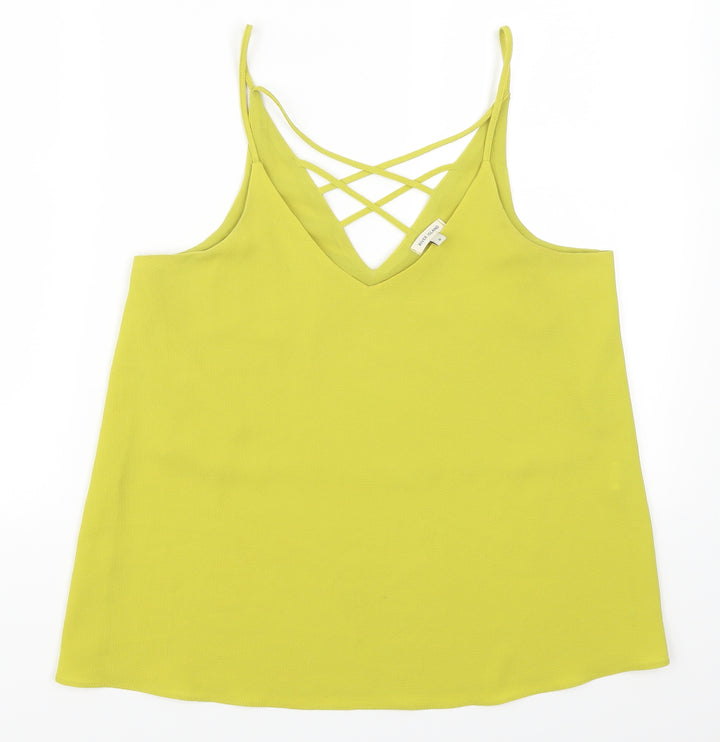 River Island Womens Green   Basic Tank Size 8