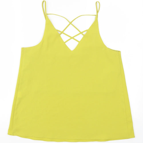 River Island Womens Green   Basic Tank Size 8