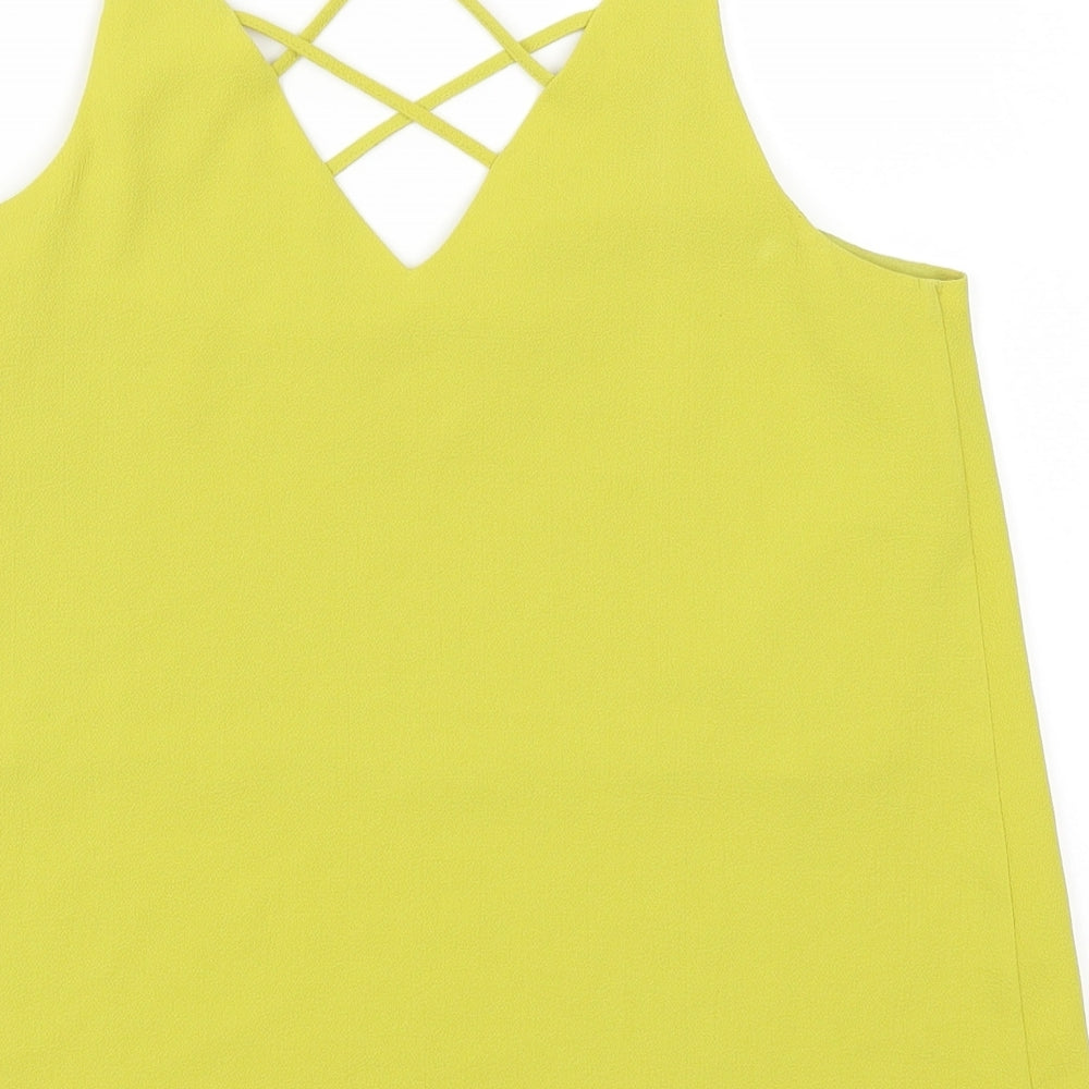 River Island Womens Green   Basic Tank Size 8