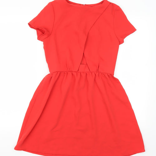 George Womens Red   Skater Dress  Size 8