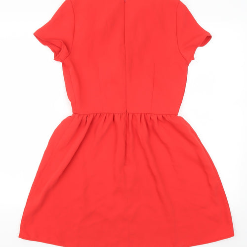 George Womens Red   Skater Dress  Size 8