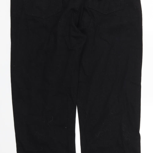 Hutson Harbour Mens Black  Denim Straight Jeans Size 42 L30 in