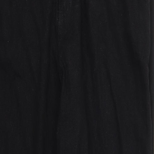 Hutson Harbour Mens Black  Denim Straight Jeans Size 42 L30 in