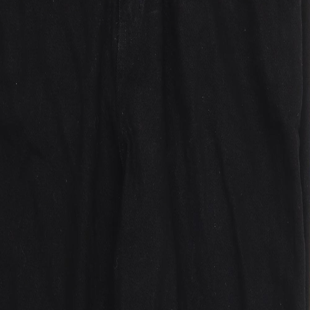 Hutson Harbour Mens Black  Denim Straight Jeans Size 42 L30 in