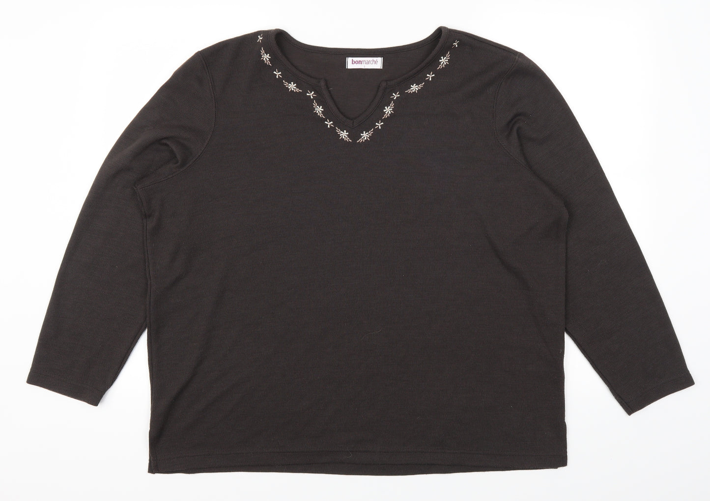 Bonmarché Womens Brown   Pullover Jumper Size L