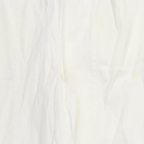 Preworn Womens White   Trousers  Size 32 in L28 in