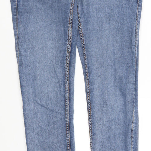 Pieces Womens Blue  Denim Skinny Jeans Size 26 in L30 in