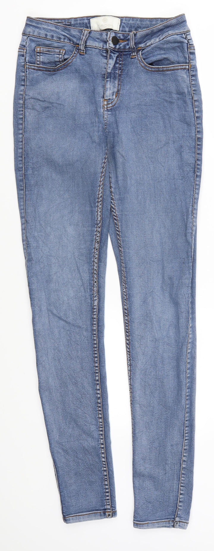 Pieces Womens Blue Denim Skinny Jeans Size 26 in L30 in